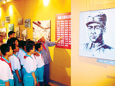 贛榆縣抗日山成為中小學生愛國主義教育首選場所(圖)